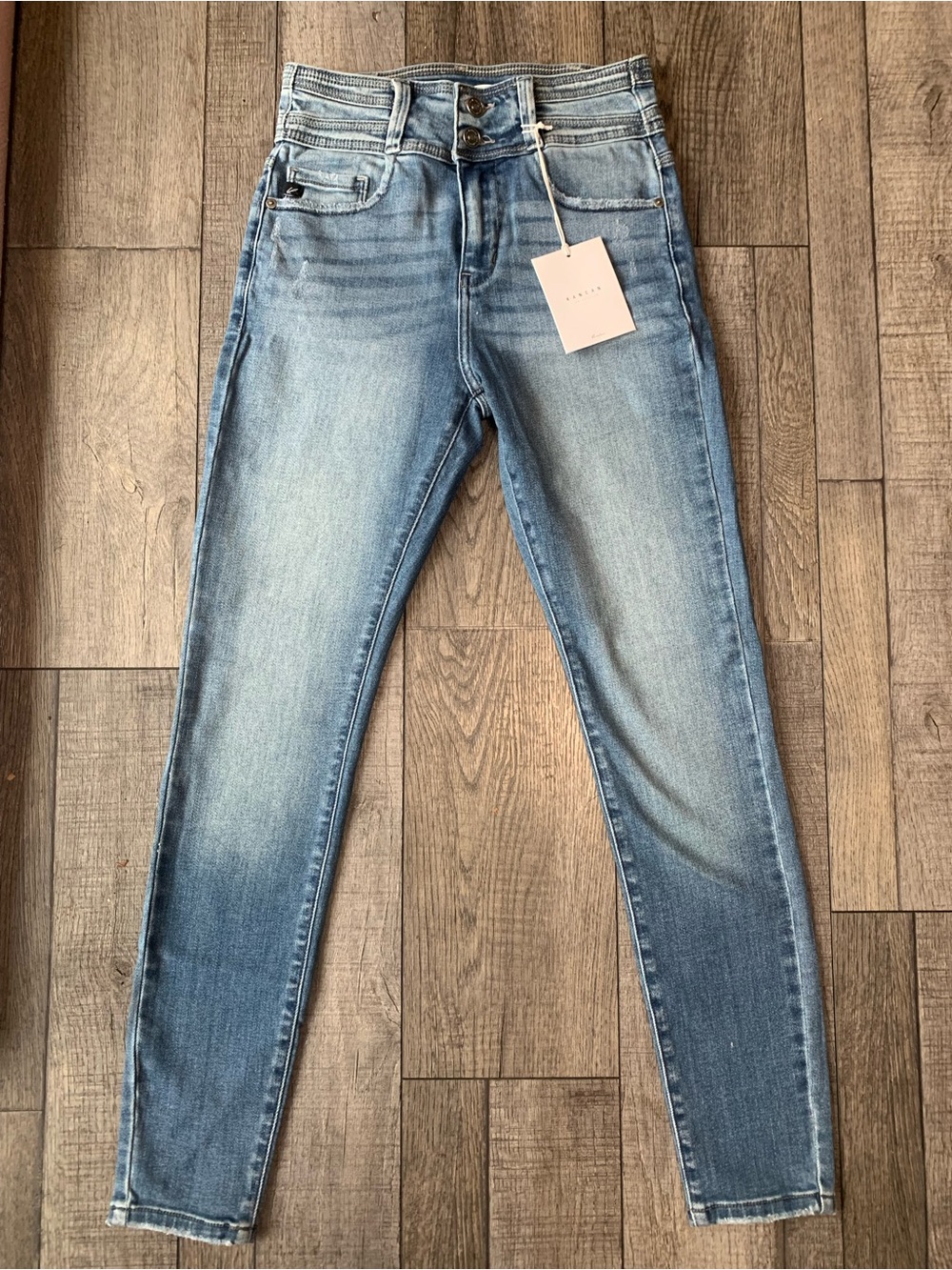 Nwt KanCan High-Rise Faded Blue Women's Jeans